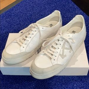 Off white brand white leather sneakers